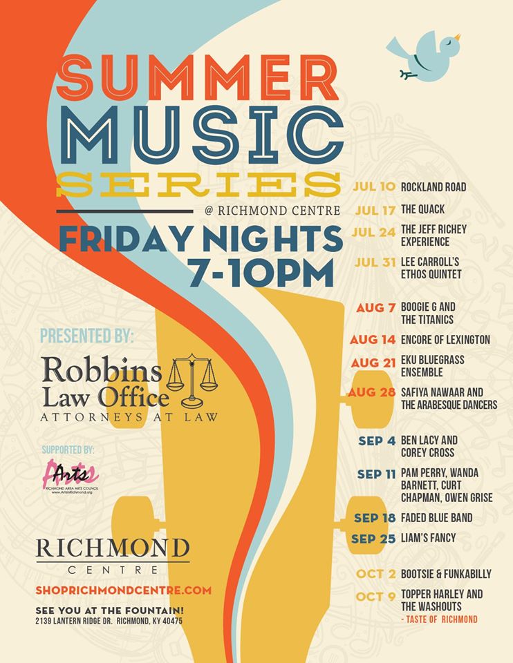 Summer Music Series @ Richmond Centre @ Richmond Centre | Richmond | Kentucky | United States