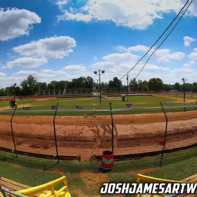 Panoramic view of the track at Richmond Raceway