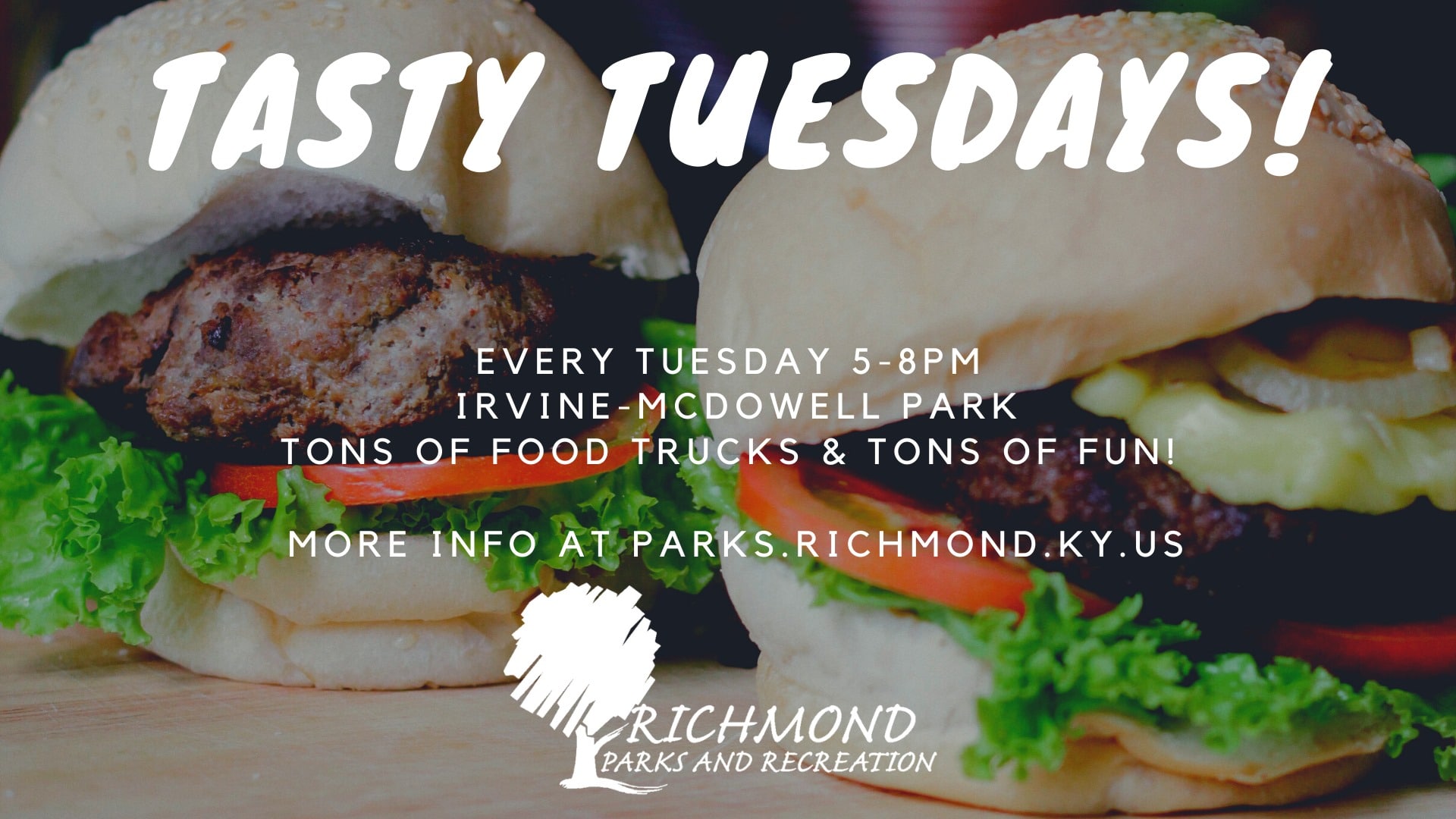 Tasty Tuesdays @ Irvine McDowell Park | Richmond | Kentucky | United States