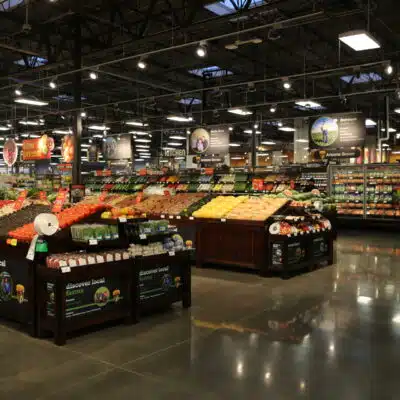 Produce section of Kroger