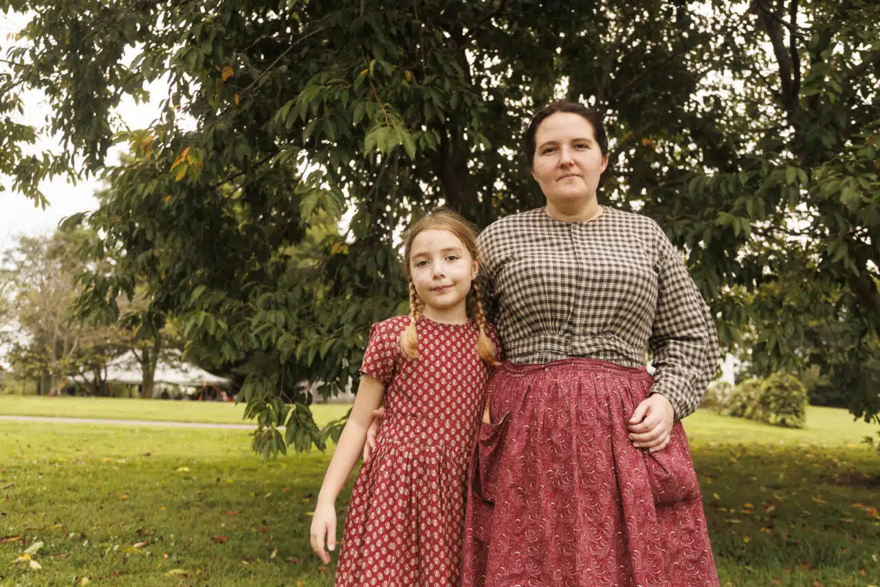 Battle of Richmond Reenactment - female reenactors