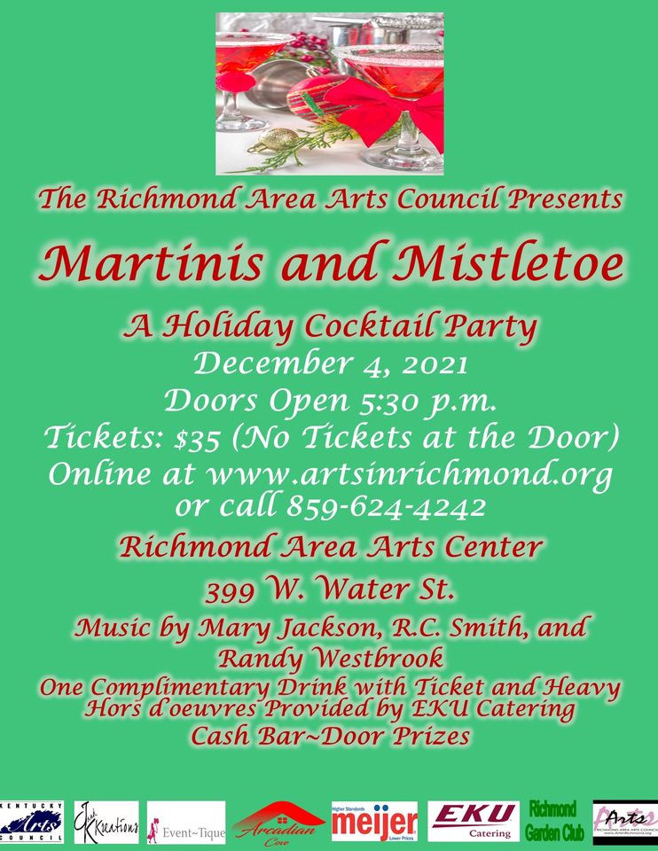 Martinis and Mistletoe @ Richmond Area Arts Council | Richmond | Kentucky | United States