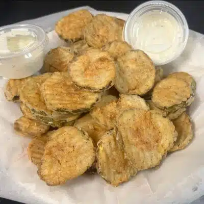 Fried pickles from Jackson's Restaurant