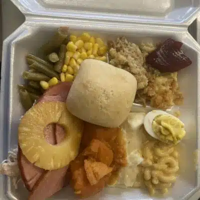Buffet to-go from Winklers Stockyards