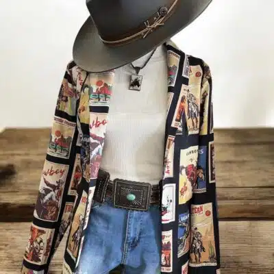 Print blazer from The Wild Huckleberry