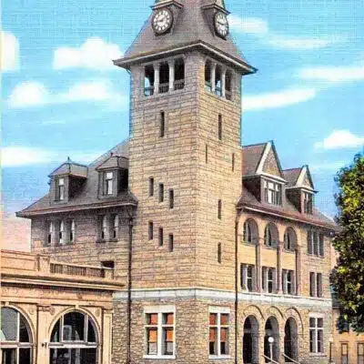 Artwork of the Old Federal Building