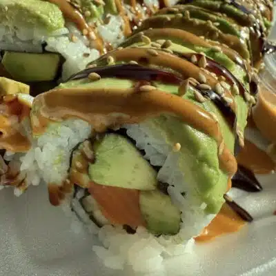 Closeup of Sushi from Khin's Sushi