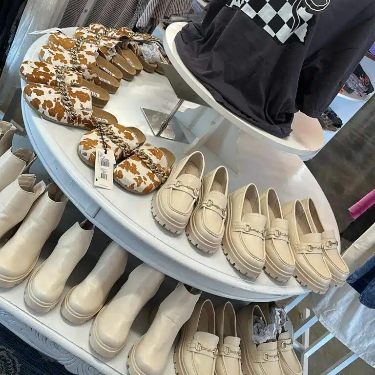 Neutral shoe options at Rockin' Robyn's