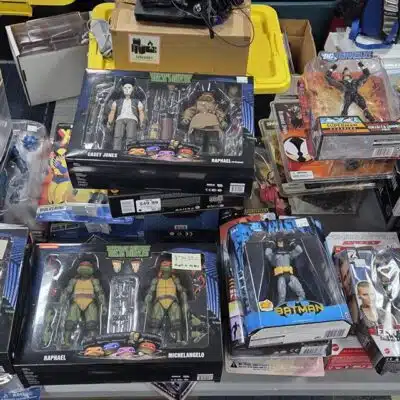 Action figures and other collectibles from Comics Plus