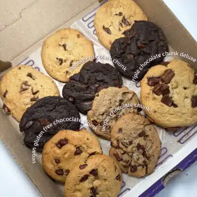 Dozen cookies from Insomnia Cookies