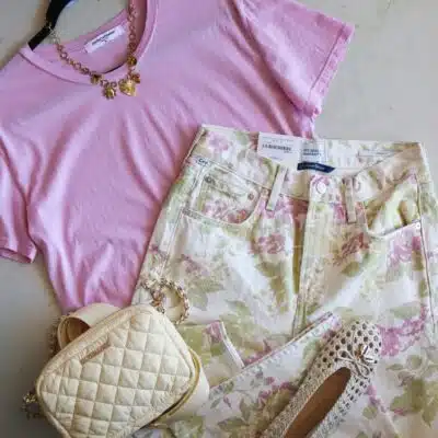 Lilac outfit pieced together at Olive You Boutique