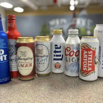 Beer selection at The Mad Axe