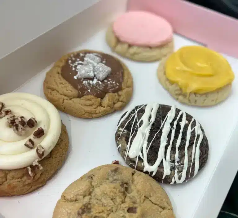 Box of Crumbl Cookies