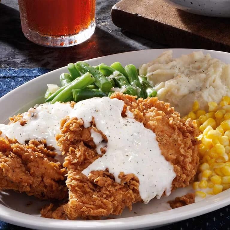 Homestyle food on plate