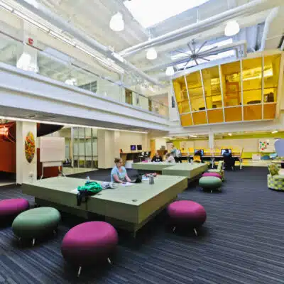 Interior student success space of the EKU Library