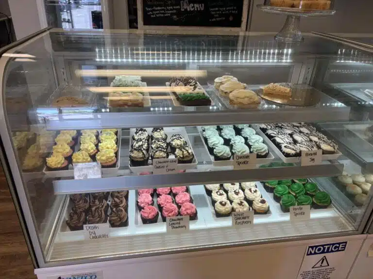 Dessert selection at Bespoke Bakery