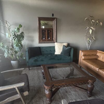 Brewtanicals seating by front door