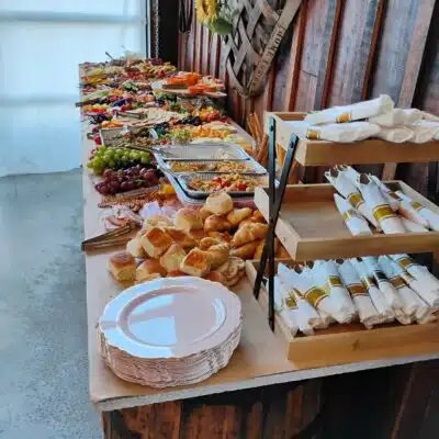 Dreaming Creek Farm food display