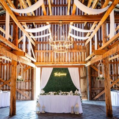 Inside the reception space of The Country Venue