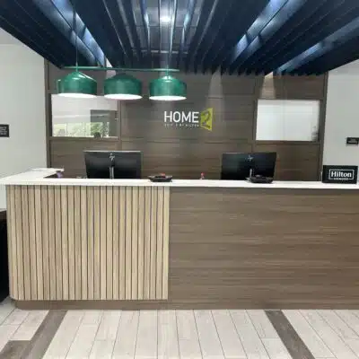 Check-in desk at Home2 Suites by Hilton