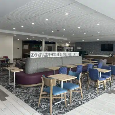 Breakfast seating at Home2 Suites by Hilton