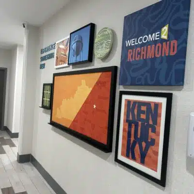 Main floor wall art at Home2 Suites by Hilton
