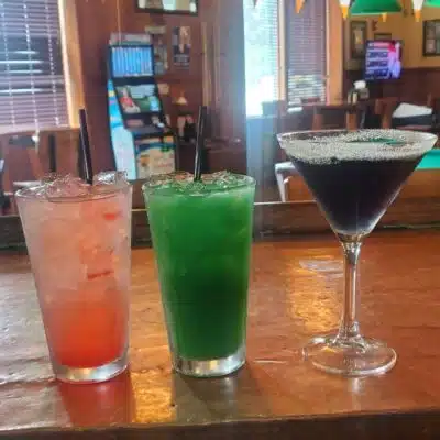 The Paddy Wagon Irish Pub drink lineup for St. Patrick's Day