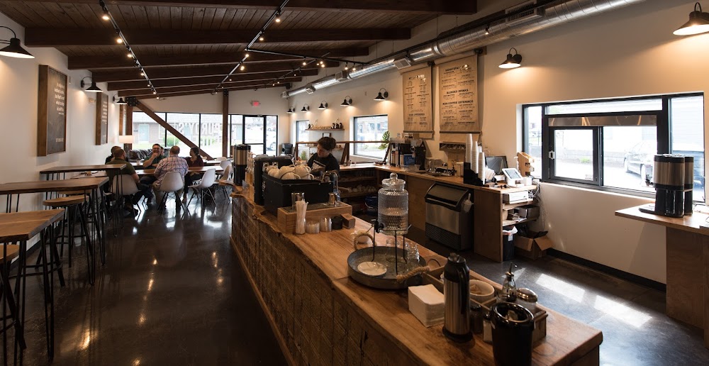 Inside of Purdy's coffee location on Big Hill Avenue