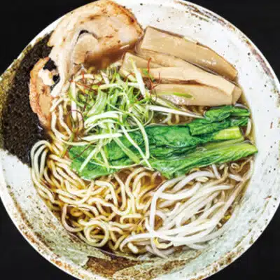 Ramen bowl at Hokkaido Ramen and Sushi House