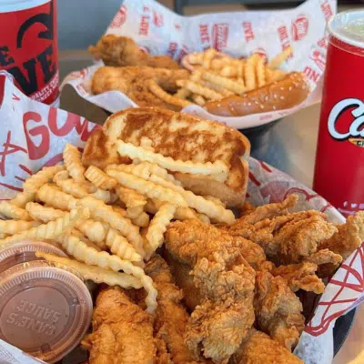 Raising Cane's combo with lemonade