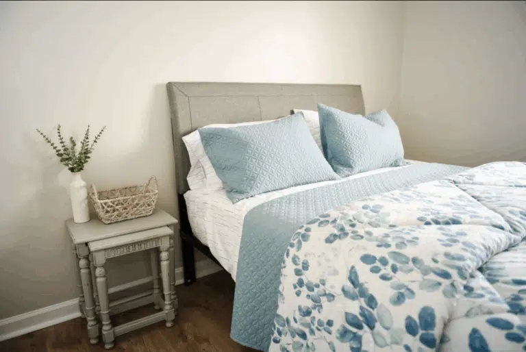 College-town Comfort (airbnb) bed