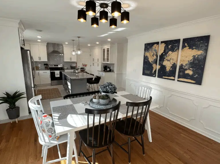 Westwood (airbnb) dining room and kitchen