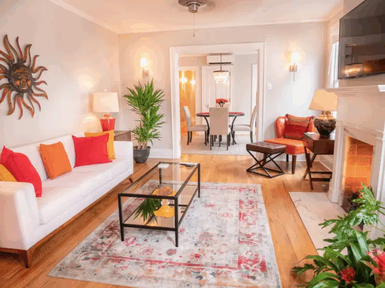 Luxury on Main - South (airbnb) living room