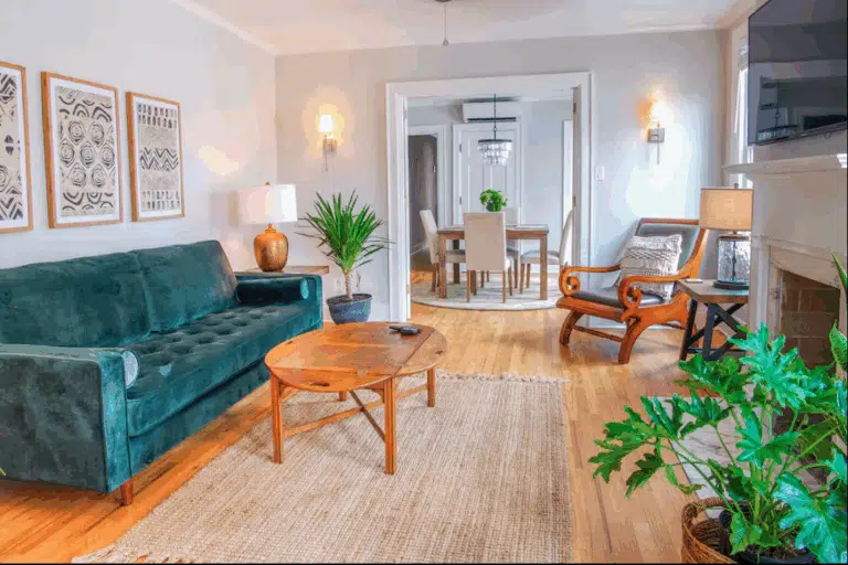 Luxury on Main - West (airbnb) living room