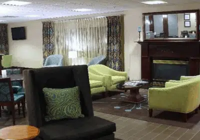 Lobby of Hampton Inn