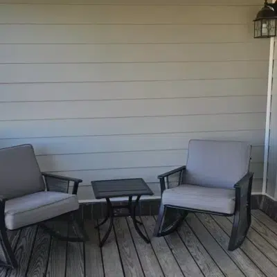 Outdoor Seating at Welcome Home (Airbnb)