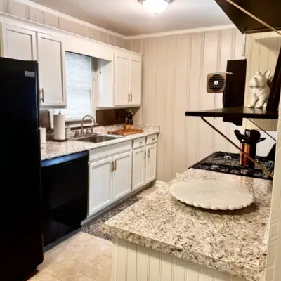 Kitchen of Charming Cottage (Airbnb)