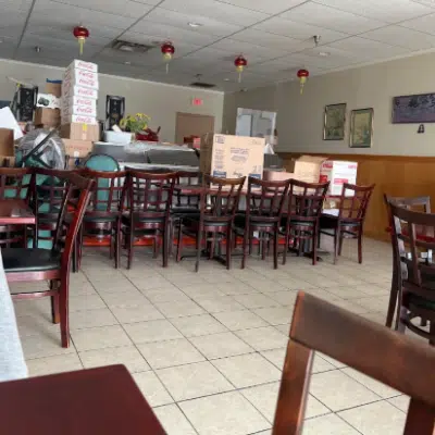 Interior of China King