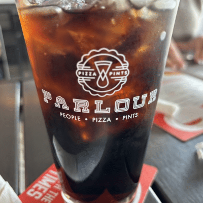 Closeup of Parlour Pizza Drink