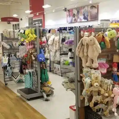 Pet and children's sections at T.J. Maxx