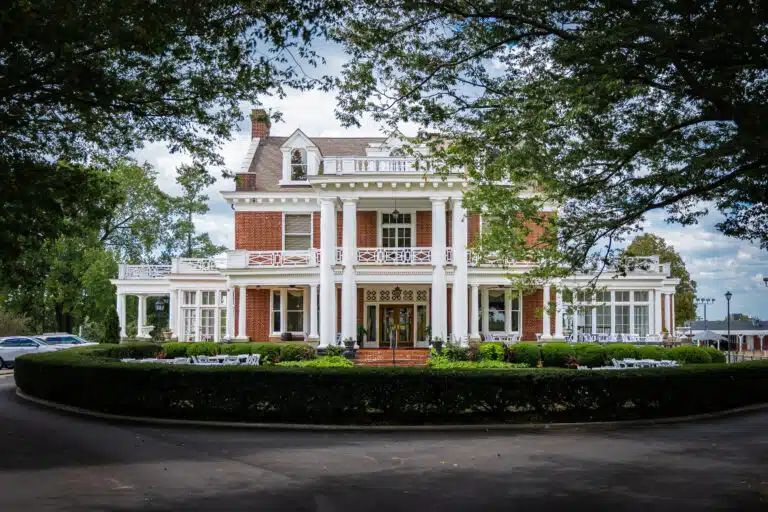 Exterior of the mansion at Arlington