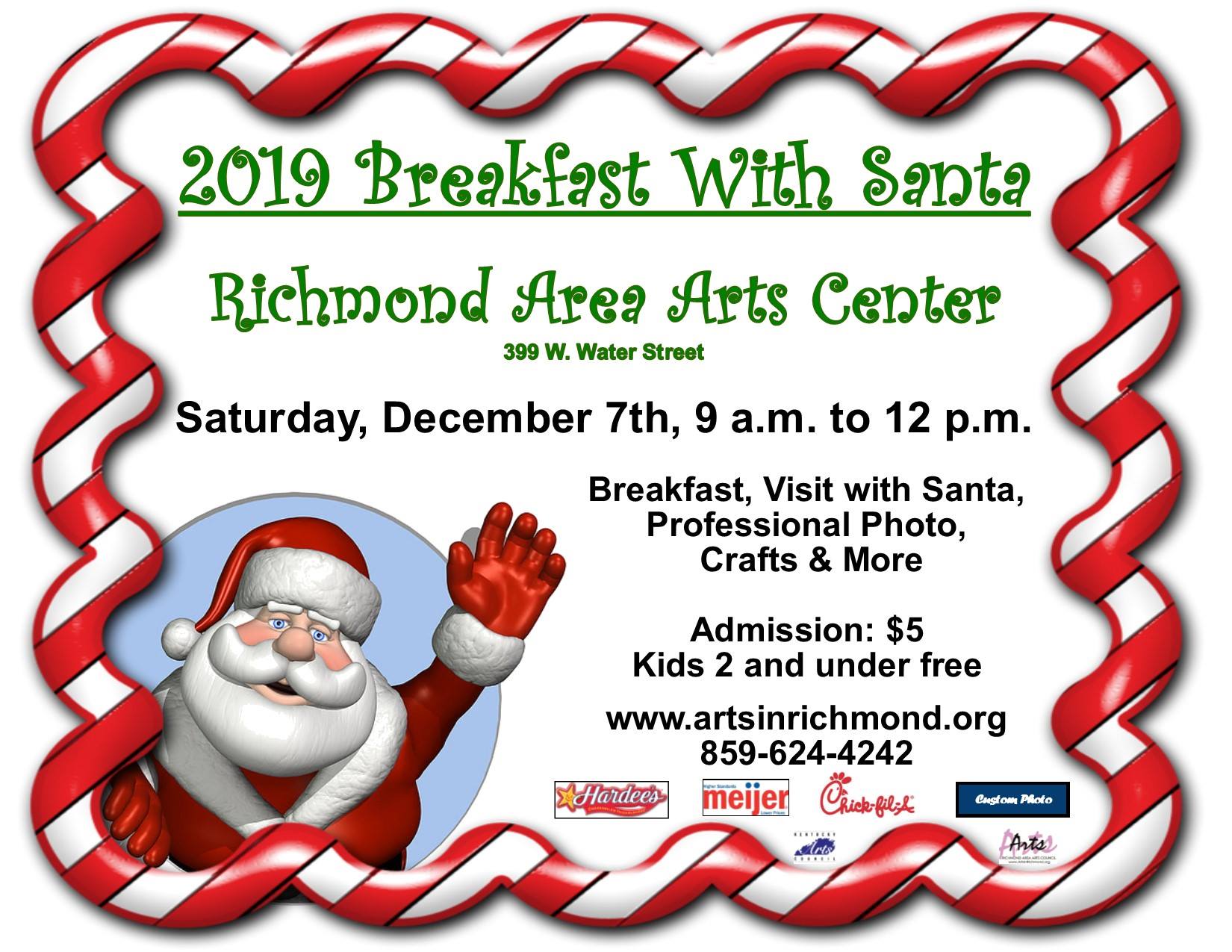 Breakfast with Santa @ Richmond Area Arts Council | Richmond | Kentucky | United States