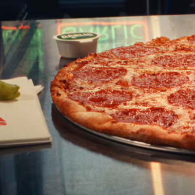 Pepperoni pizza from Papa John's