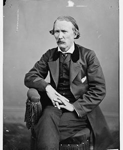 Kit Carson portrait in black and white