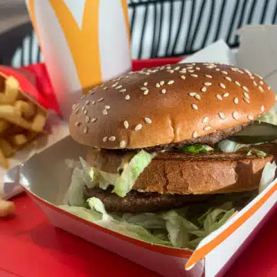 Big Mac meal from McDonald's