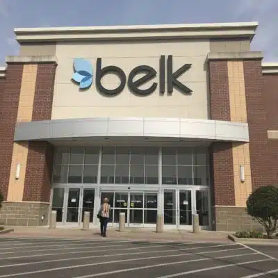 Exterior of Belk in Richmond Centre