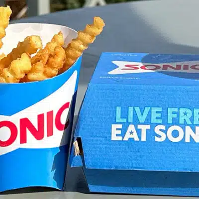 Groovy fries from Sonic