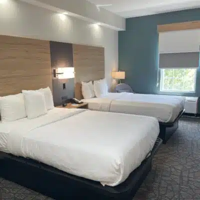 Quality Inn double beds